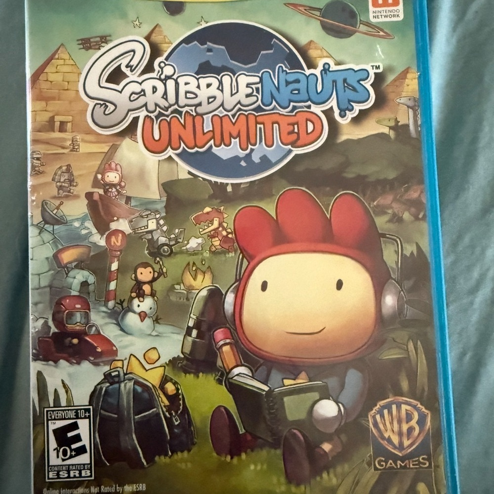 Scribblenauts Unlimited Video Game - - Blue Case